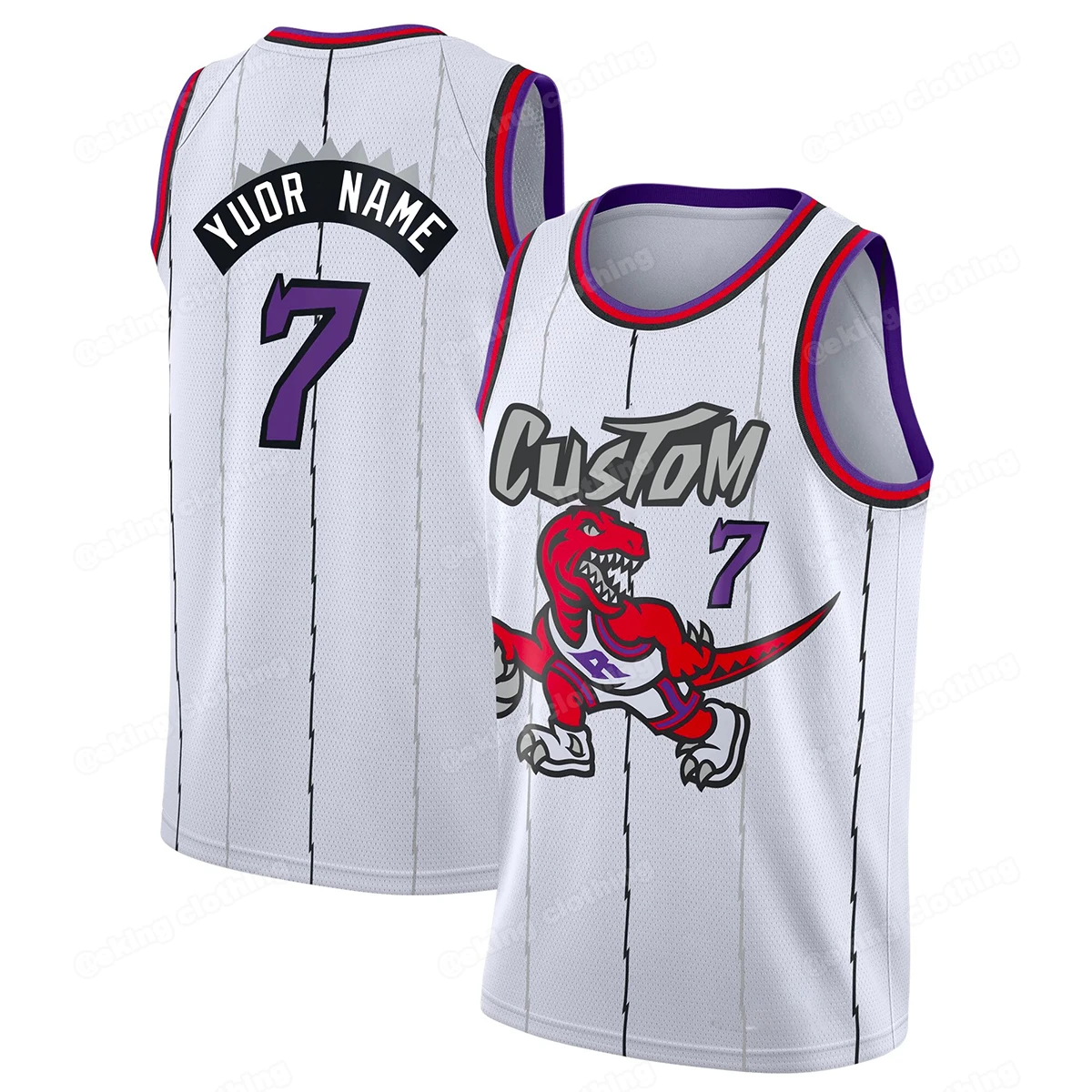 Source Custom fashion women sexy purple raptors design basketball team logo  slim fit basketball jersey dress on m.