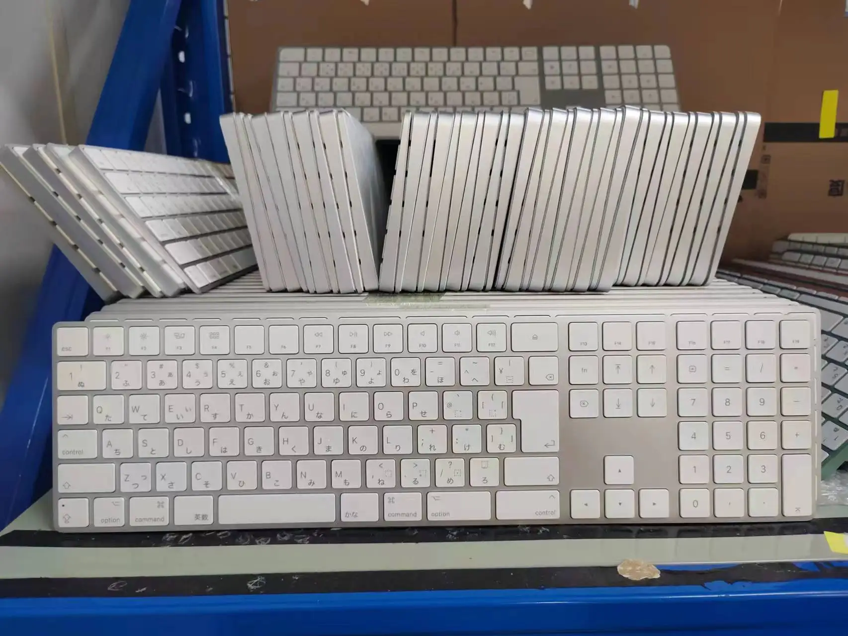 Apple Magic Keyboard with Touch ID - A2520 Silver Blue for iPad