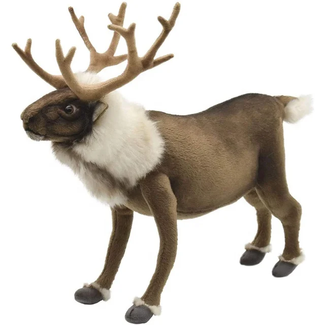 Custom Simulation Deer small Plush Sika Deer stuffed animal Christmas Reindeer