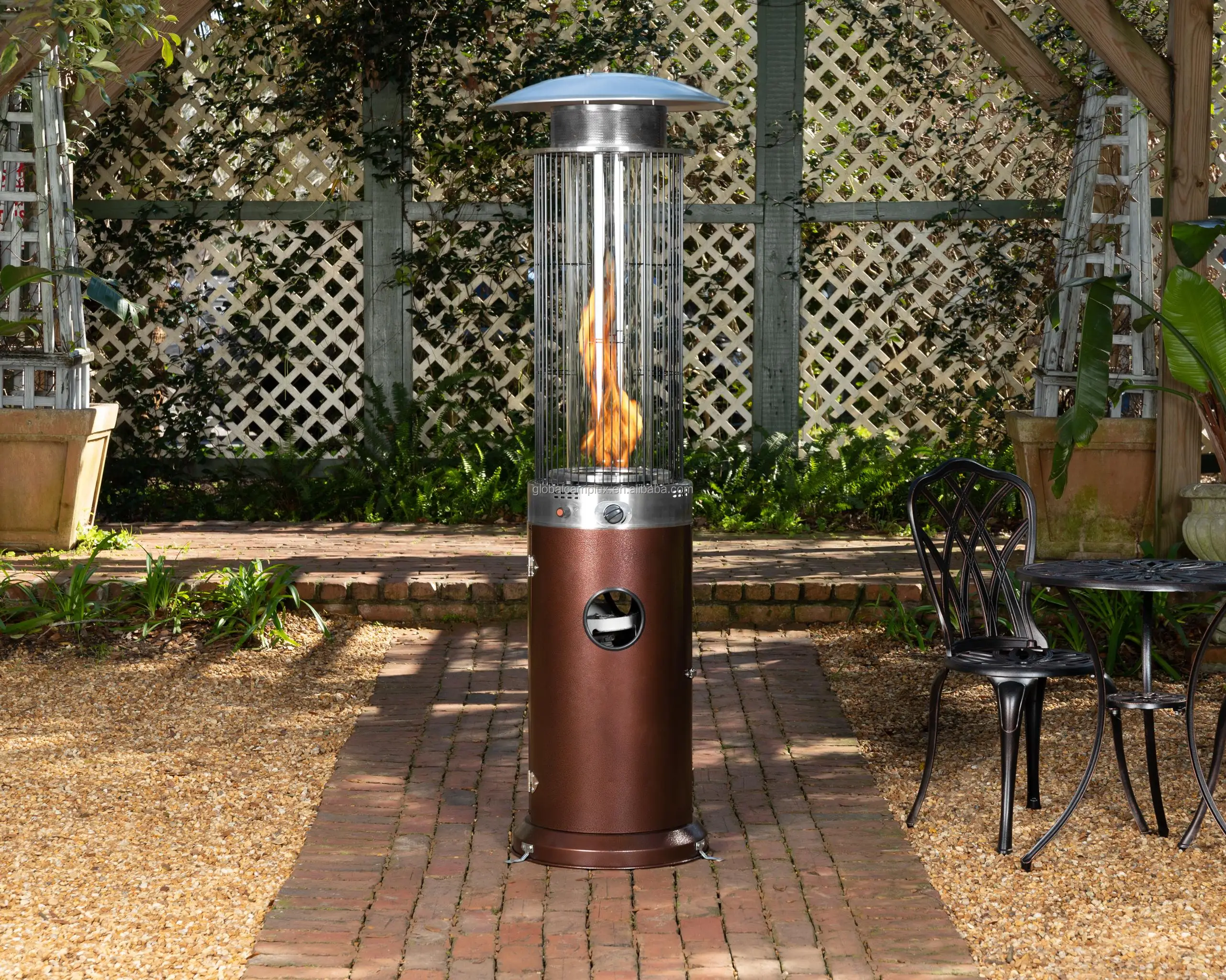 Maxiheat Outdoor Gas Patio Heater Spiral Flame Heater