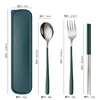 Dark green and silver three-piece set [Upgraded and thickened]