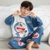 Pullover in cotone blu QD-91010