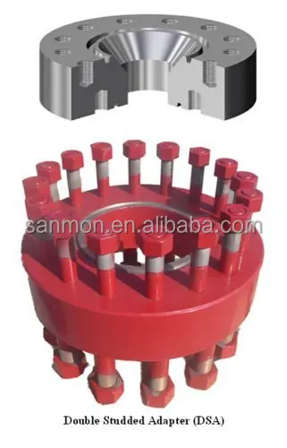 Api 6a 10000 Psi DSA Double Studded Adapter Flange Crossover Spool Casing Spool