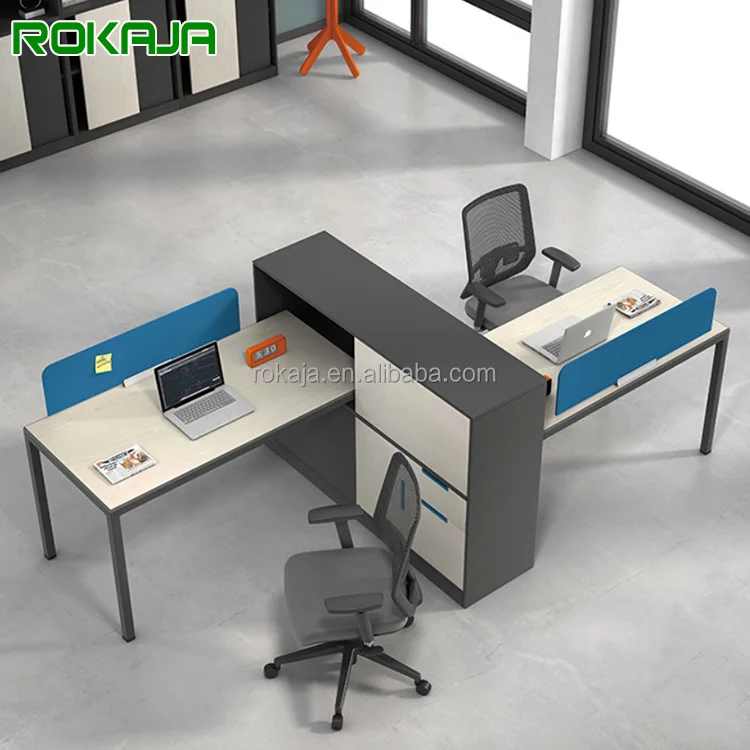 Factory Price Executive Modern Office Furniture Computer Table Office Desk  Customize Pvc Wood Stainless Study Staff Table - Buy 2 Person Office Desk,Computer  Table,Study Staff Table Product on 