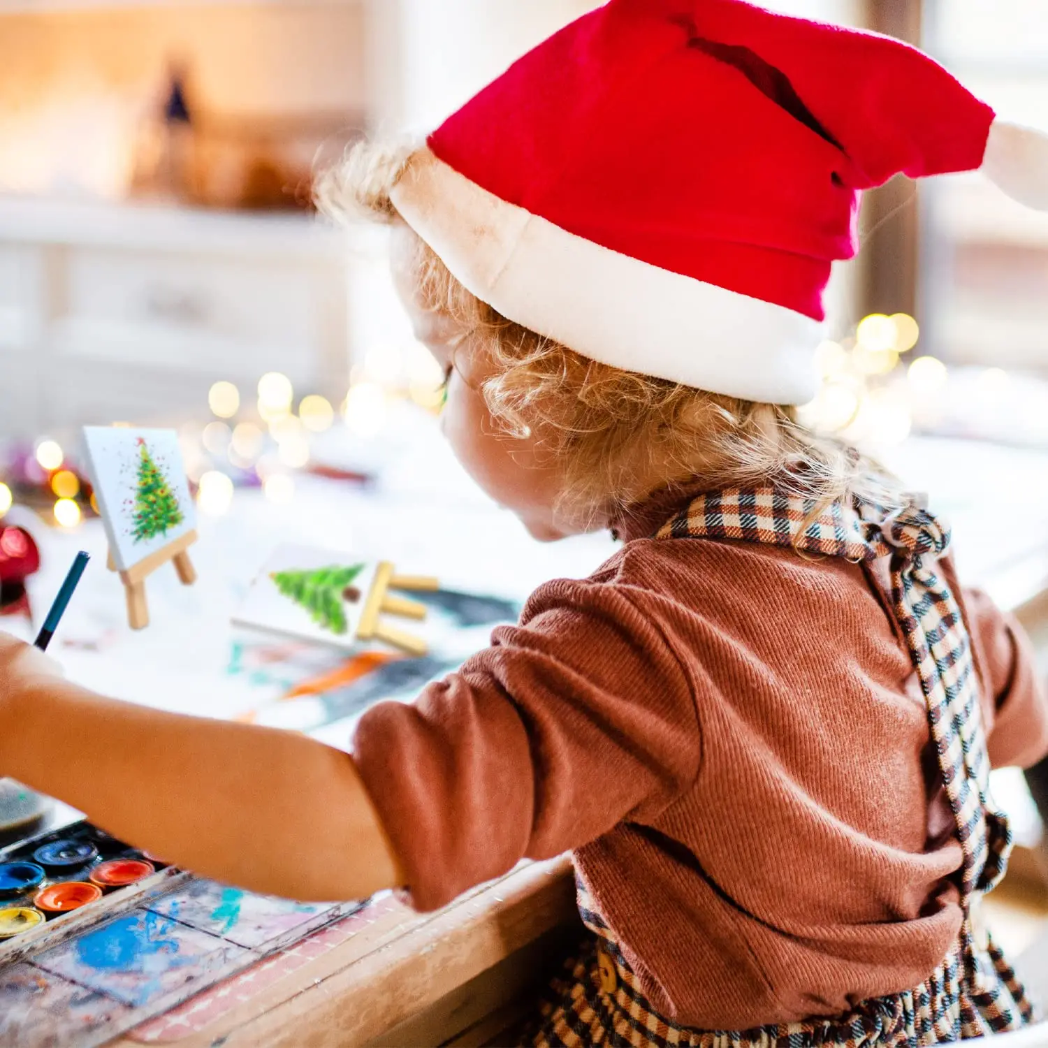 Детский Набор для рисования, подарок на заказ, нетоксичный Деревянный Мини-холст