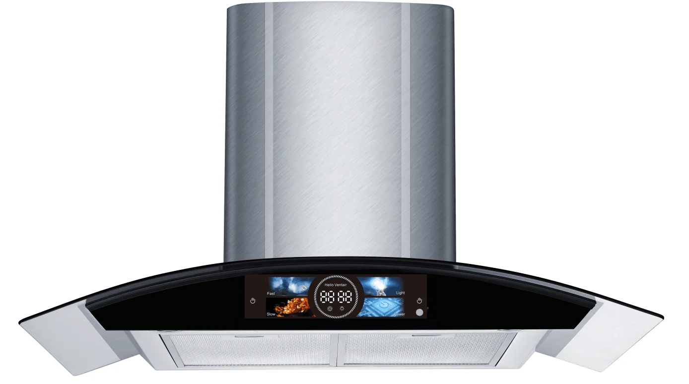 Stainless Steel Kitchen Hood Cooker Chimney Range Self Vented Cooker