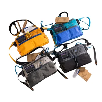 Single Shoulder Crossbody Bag for Men Large Capacity Outdoor Fishing Leisure American Waterproof Zipper Fashionable
