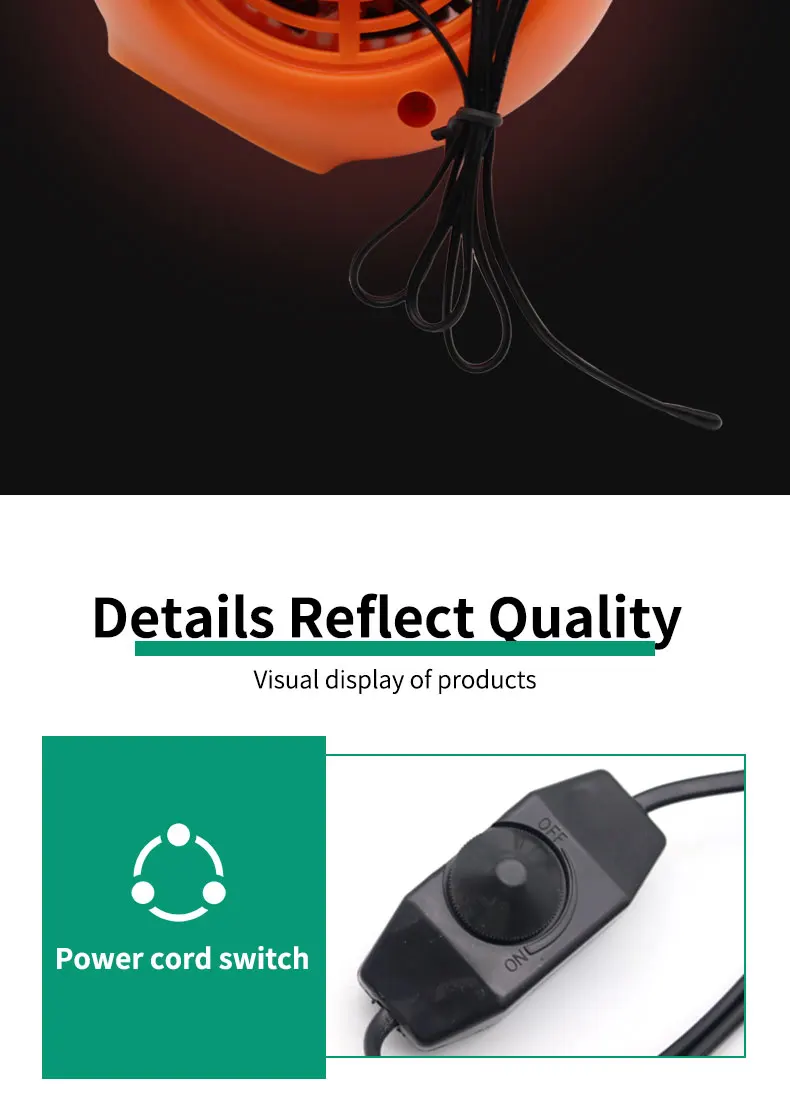 Temperature Controlled Air Heater For Chick Rabbit Tortoise Hamster