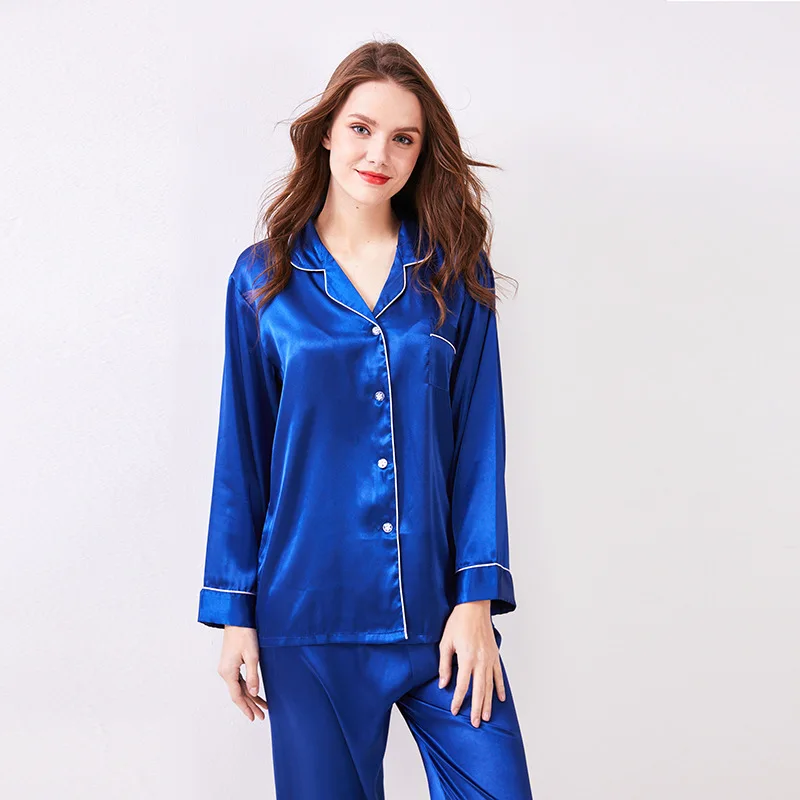 Silk Satin Pajamas Set Button Down Sleepwear - Buy Satin Pajamas,Silk  Pajamas,Sleepwear Product on Alibaba.com
