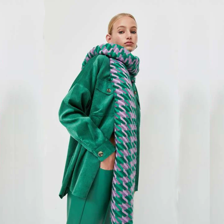 Роскошные клетчатые шарфы шали женская зимняя теплая шаль в клетку плотные одеяла шарф с кисточками праздничные подарки