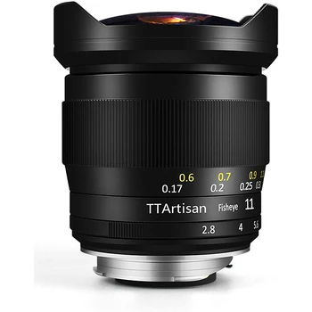 TTArtisan 11mm F2.8 Full Frame FishEyes Lens for Leic a M-Mount Camera M2 M3 M4 M5 M6 M7 M8 M9 M9P M10 M262 M240 Camera Lens