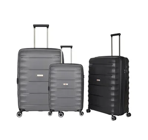Factory Wholesale PP Valise Trolley Luggage Carry on Suitcase Set Travel Luggage Set