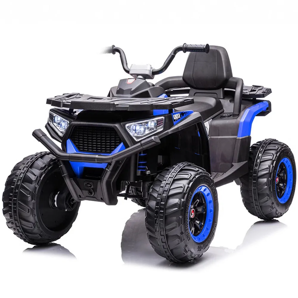 Best Selling Children's Electric Rechargeable Unisex Large Ride-On Battery Dual Drive Road Safe Metal Toy Car 2 4 Years