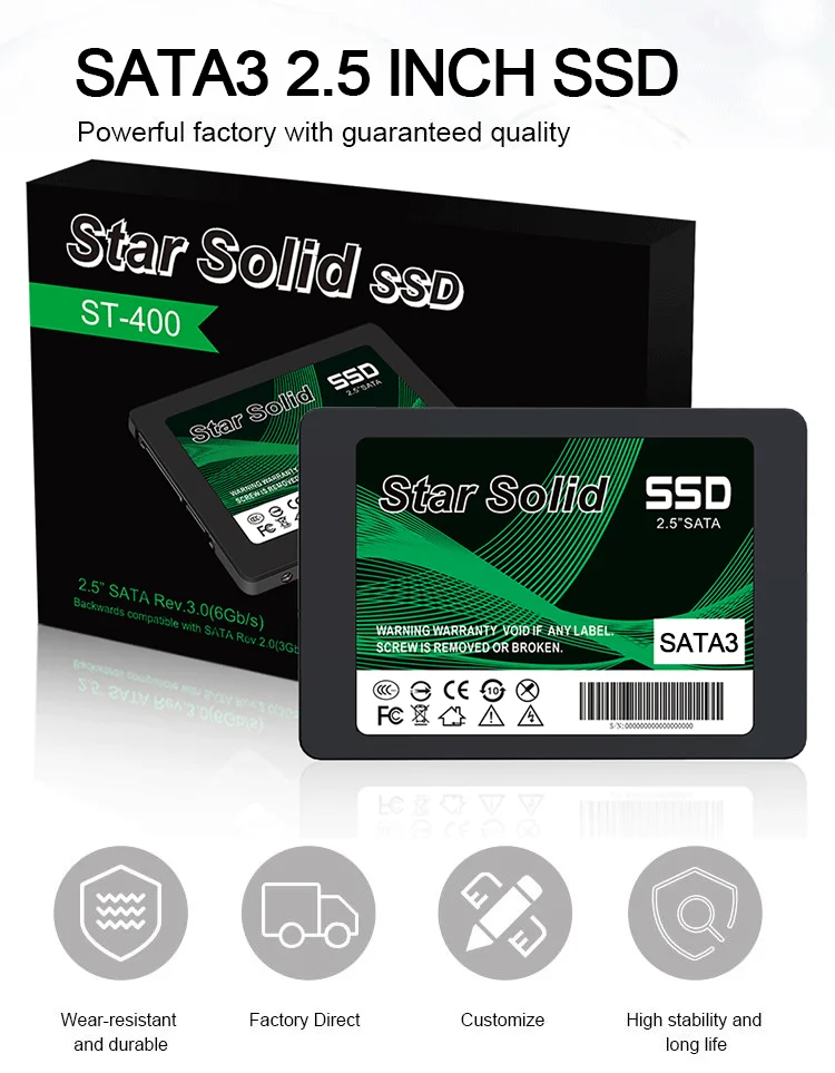 Hot Sale New Internal SATA 3 SSD 120GB 240GB 480GB 512GB 1TB 2TB
