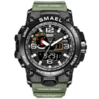 SMAEL 1545 Men Japan Digital Watch Analog Digital Luxury LED Display Rubber Sport Watch Custom