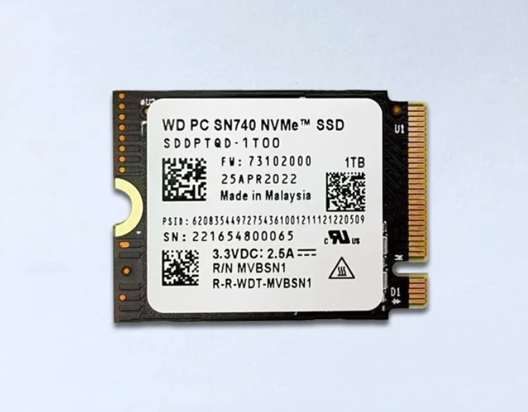 Western Digital WD SN740 SSD 2TB 1TB Hard Drive M.2 2230 NVMe PCIe Gen 4x4  Solid State Drive for pc Laptop & desktop| Alibaba.com