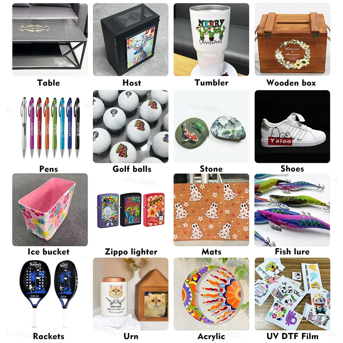 Jucolor A0 A1 Size 1613 Multifunction Uv Printer Price for Plastic Phone case Wood Acrylic Metal Cylinder Card Uv Printer