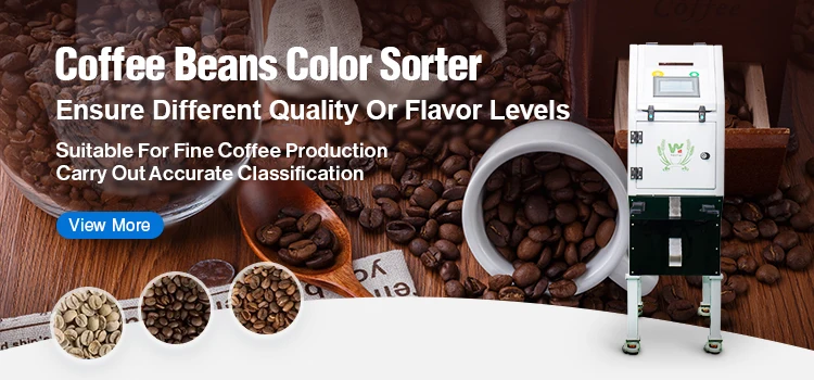 WENYAO 2 Chute Coffee Color Sorter Machine Real AI System Optical Color Sorting Machine