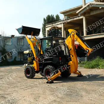 WZ10-15 3 Ton Mini JCB Style Backhoe Loaders 4WD Four Wheel Excavator Digger Shovel New Retroexcavadora Eaton Hydraulic Yunnei