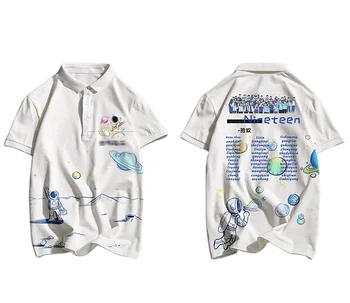 Custom Unisex Printed School Uniform for Middle School/High School Polo T-shirt