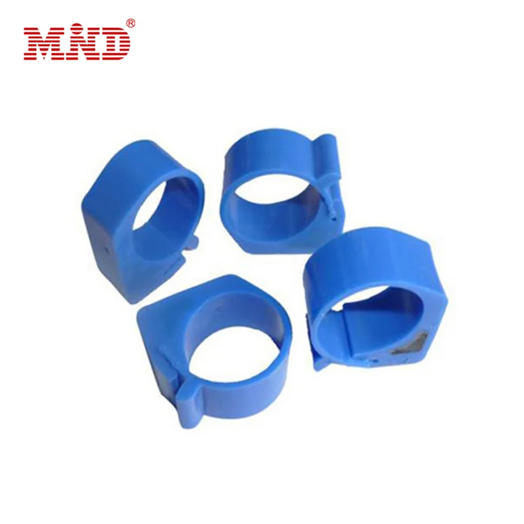 Colorful Animal tracker Benzing System Rfid Pigeon Bird Foot Ring Tag with Chips