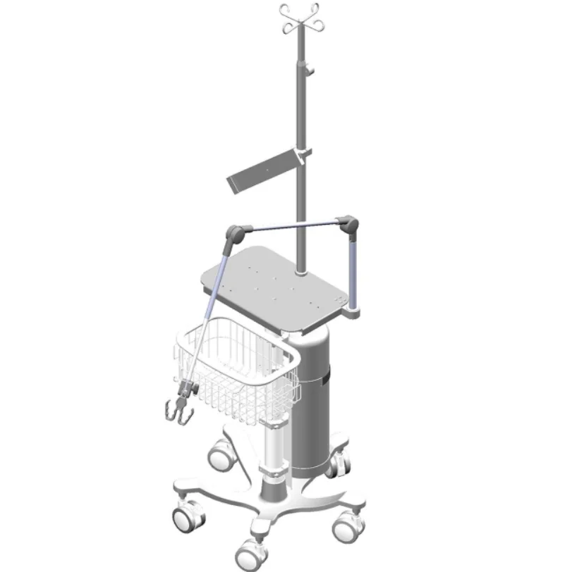 Damping Adjust Ventilator Circuit Support Arm Breathing Circuit Holder Medical Support Arm