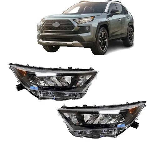 car RH LH Right or left Black USA version LED Headlight for 2019 2020 2021 Toyota RAV4 ADVENTURE OEM 81110-0R150 81110-0R151