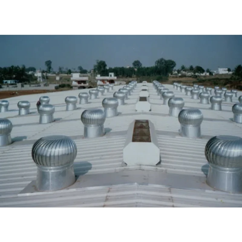 Stainless Steel Non Power Roof Ventilator Wind Turbines Attic Air Vent Ventilating Fan