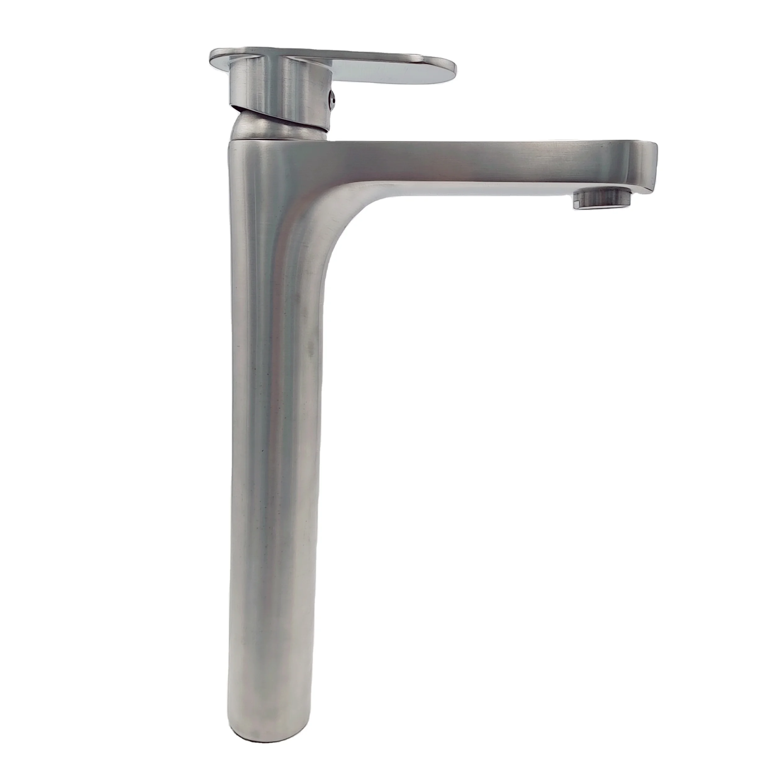 hot cold water sus304 stainless steel nickel brushed  bathroom  faucet with customized