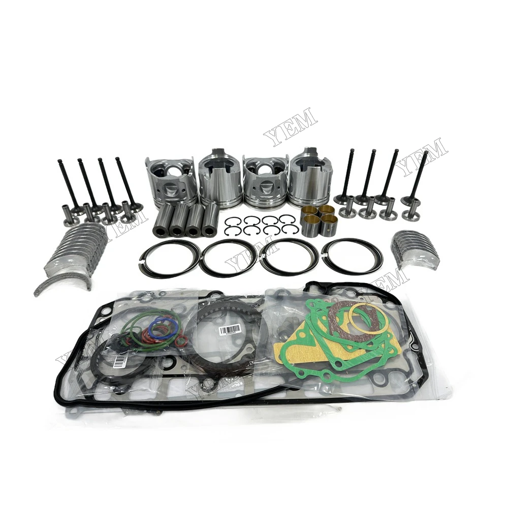 Fit for Kubota Excavator Forklift Diesel Engine Repair Parts V1902 Overhaul Rebuild Kit
