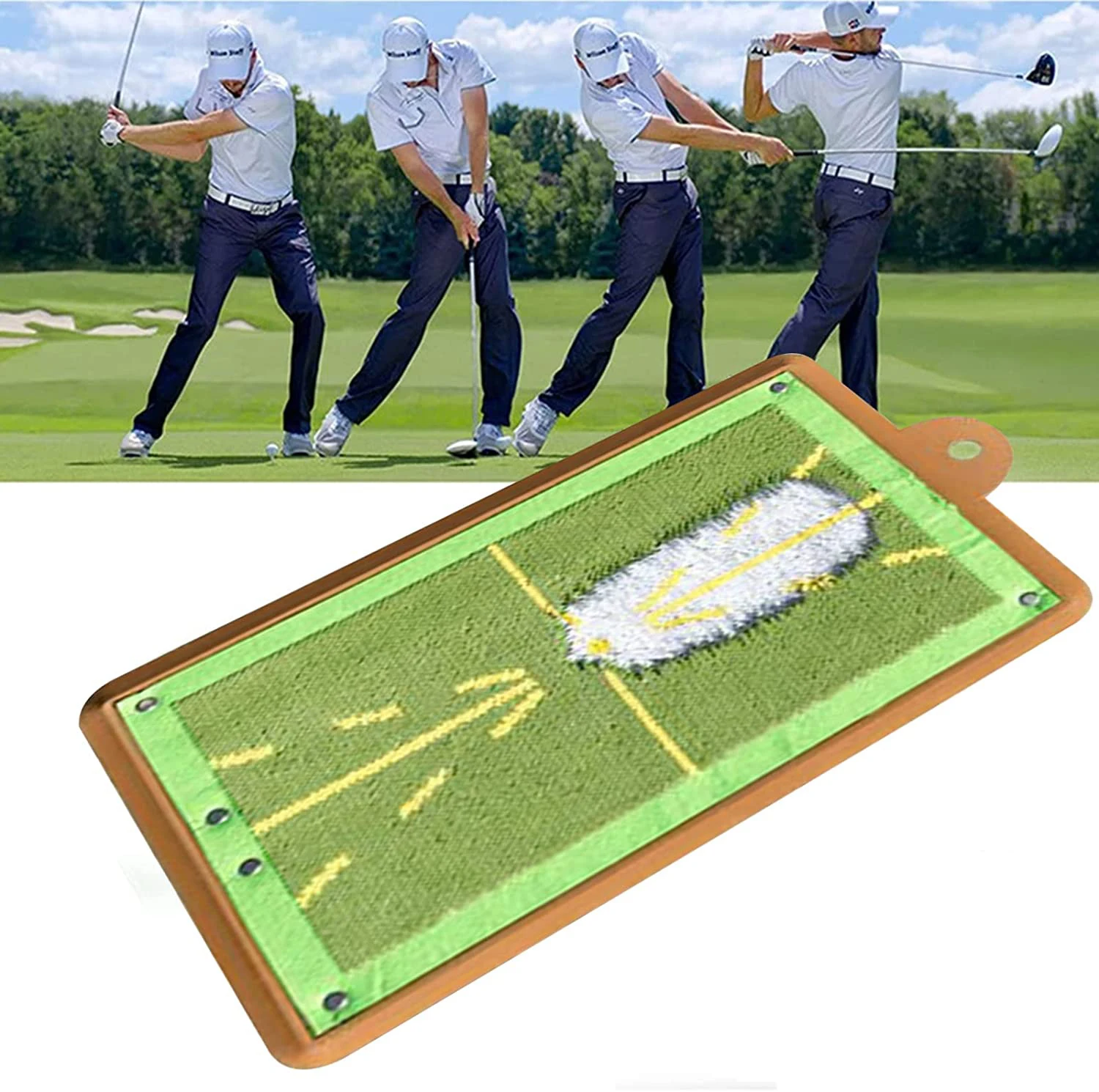 New Design Golf Training Aids Nonslip Mini Swing Detection Batting