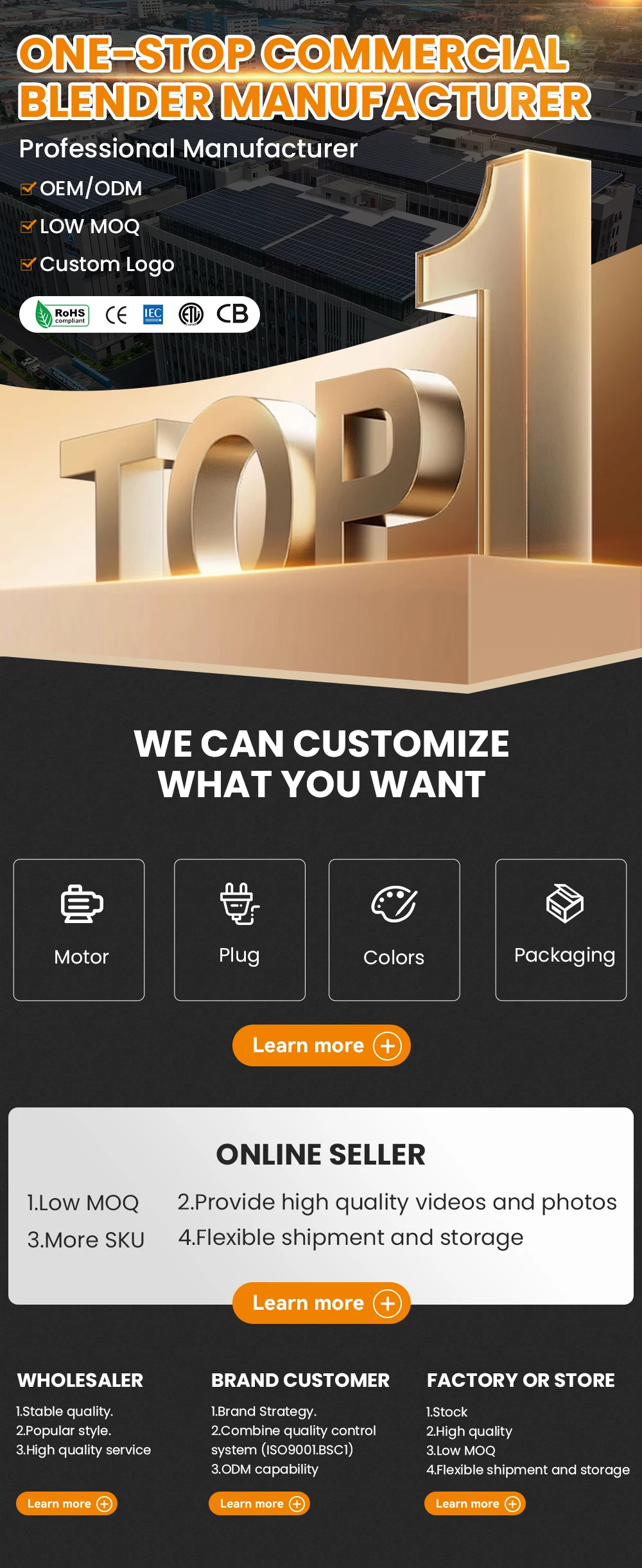 Competitive advantages