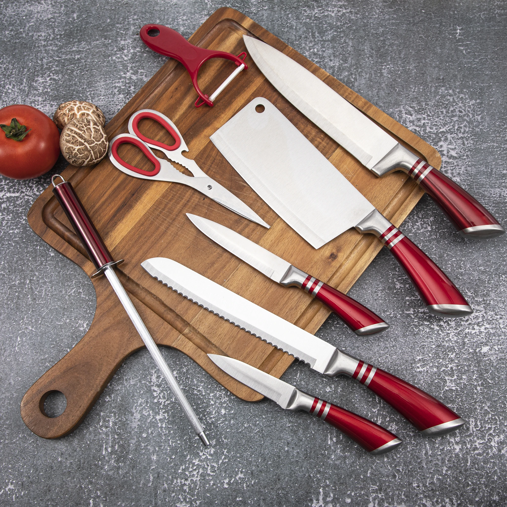 Set Cuchillos 5 Piezas Roichen Vintaje Premium Chef – CASA Y QUINCHO