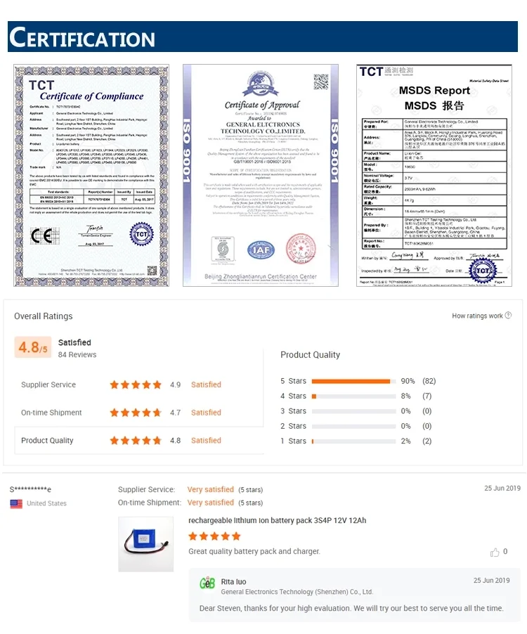 product geb customized li ion battery 259v 5ah 7s1p rechargeable 18650 lithium ion battery pack 37v customized lifepo4  battery pack-9