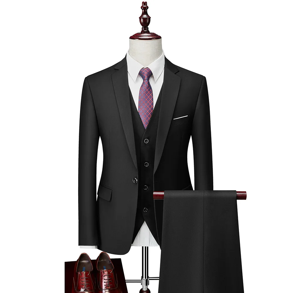 wine red suit shoes