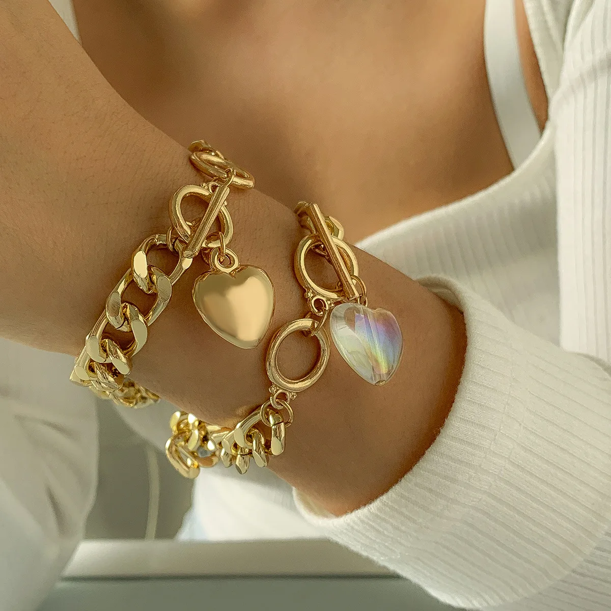 Gold-Filled Chunky Bracelet Chain – HART