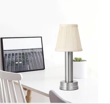 Retro Decorative Lamp USB Charging LED Nightlight Fabric-covered Light Hotel Cafe Bar Table light