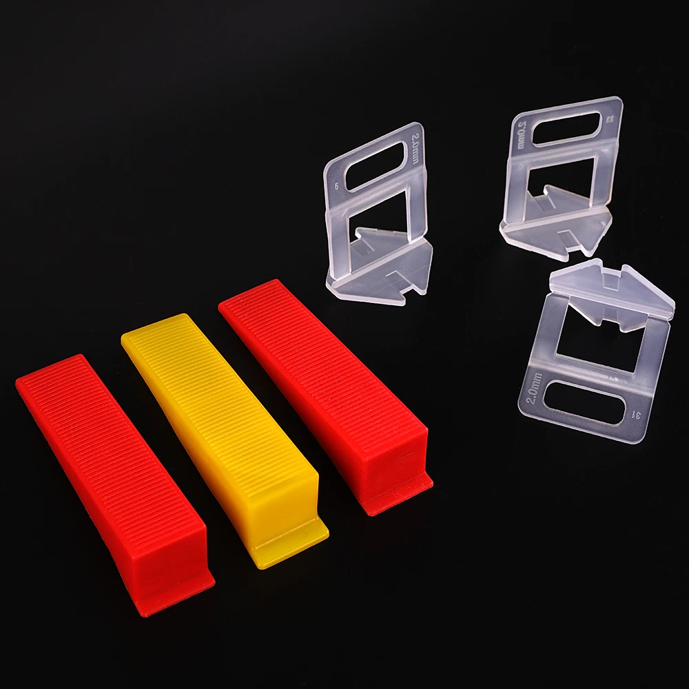 Tile Leveling System Clip Plastic Ceramic Tile Spacer and Reusable Tile Leveling System for Pavingt Ooling Plier Plastic Space