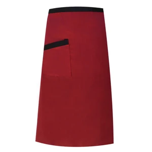 Kitchen & Restaurant Bar Uniforms Western Polyester Cotton Waist Apron Half Long Chef & Hotel Waiter Aprons