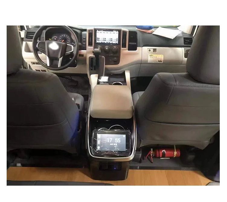 2023 Customizable Wholesale Price Armrest Double Cup Holder Refrigerator Car Armrest Box Hiace