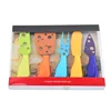 Five-piece cheese knife set