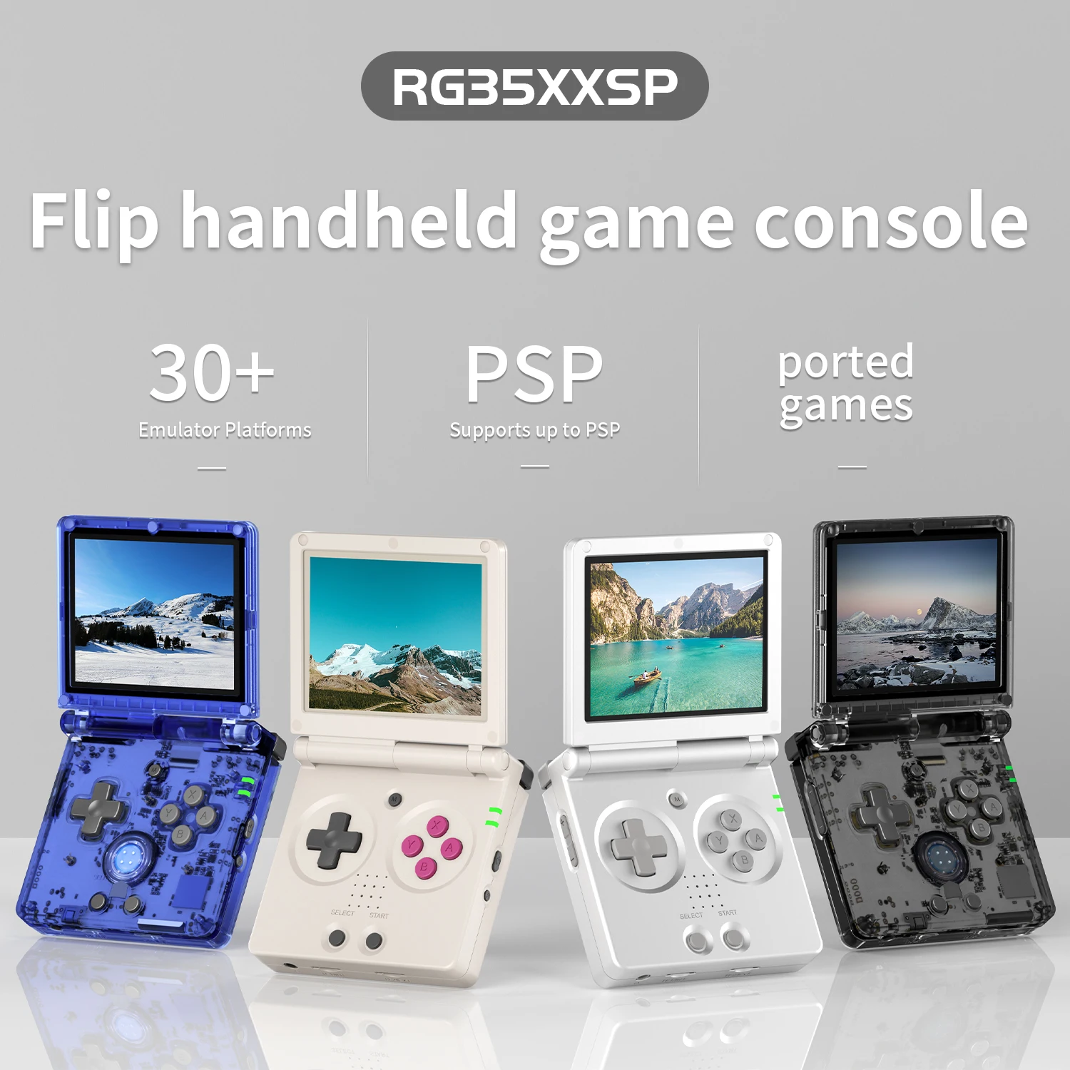 Anbernic RG35XXSP 64GB シール ヒートシンク取り付け Anbernic RG35XXSP 64GB シール ヒートシンク取り付け Anbernic