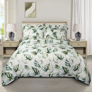 Luxury Bed Sheet Set Manufacturers Floral Print Cotton Bed Sheets Soft Feeling Bedding