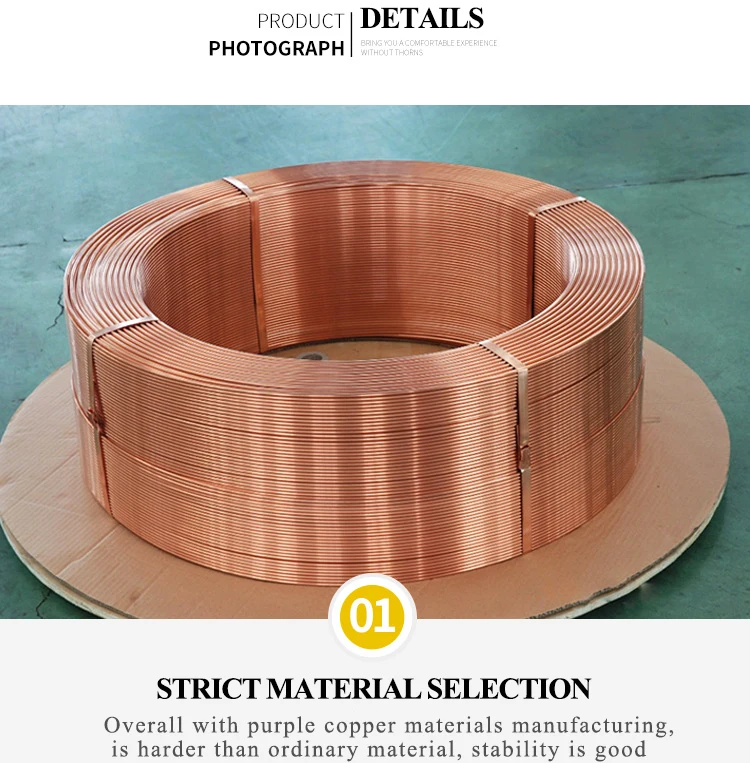 Multifunctional Copper Pipe Coil 22mm C10400 Pancake Coil Copper Tube