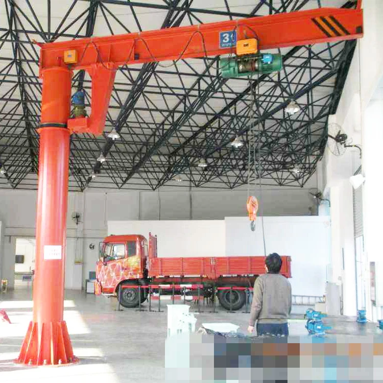 Lifting Small Mounted Rotating Arm Jib Crane 3 Ton 2 Ton with Electric Hoist