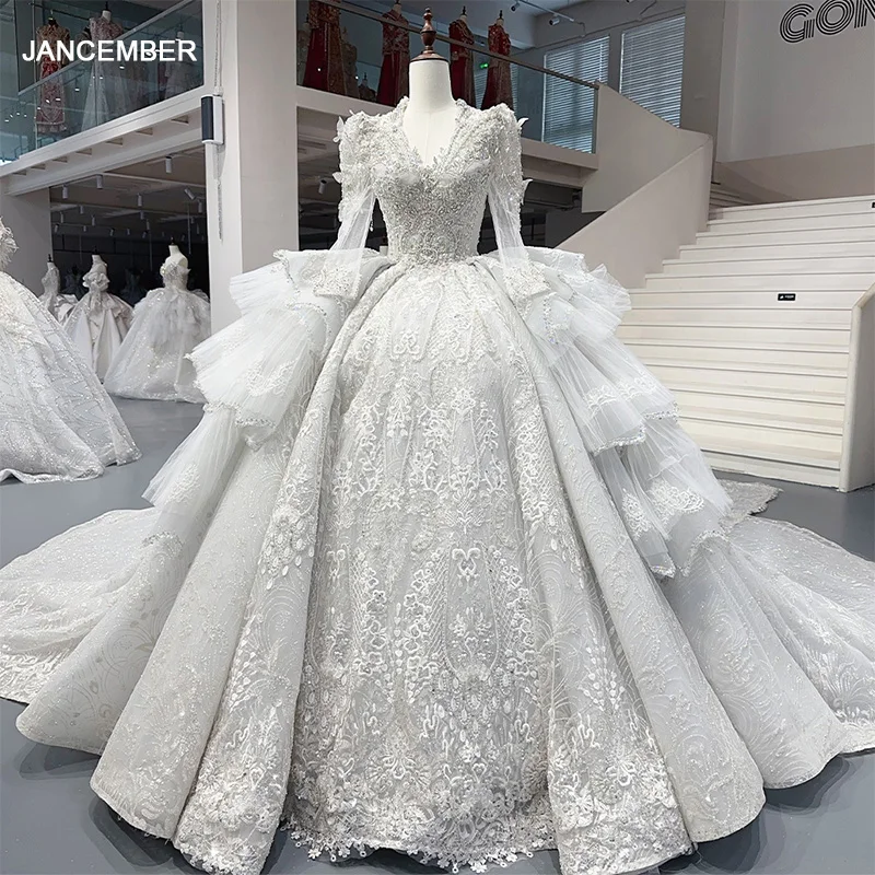 Modern Luxury Satin Bridal Gown With Crystal Appliques | Oem