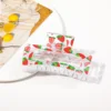 8.5 cm square-fruit strawberry red