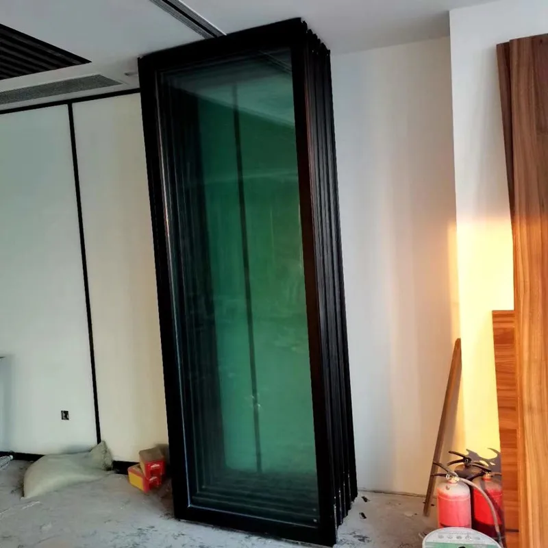 Modern Design School Conference Room Operable Movable Sliding Partition Foldable Office Glass Wall System for Hall & Villa