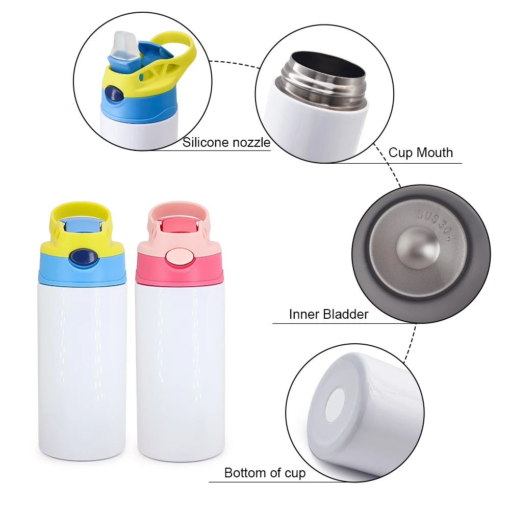 Sublimation Tumbler 12oz Sippy Cup