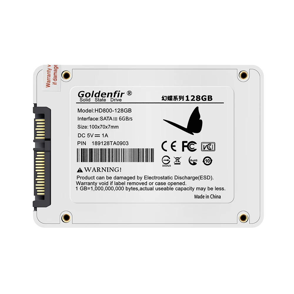 Goldenfir SSD 256GB 512GB 1TB 2TB 2.5-inch Flash Drive Internal
